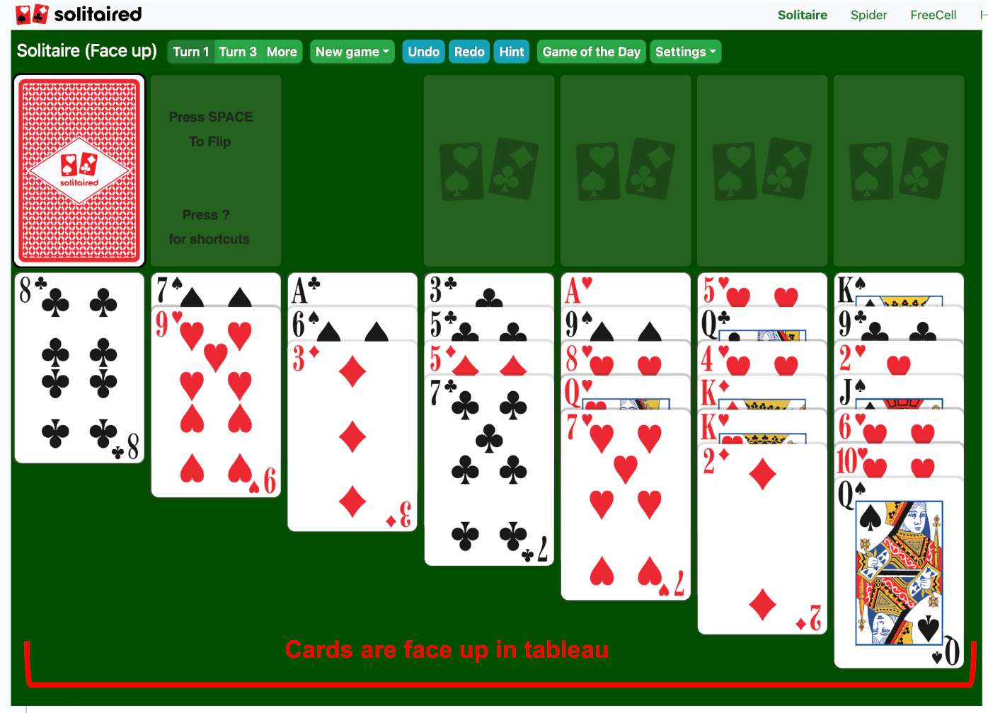 Double klondike solitaire turn one veryadd